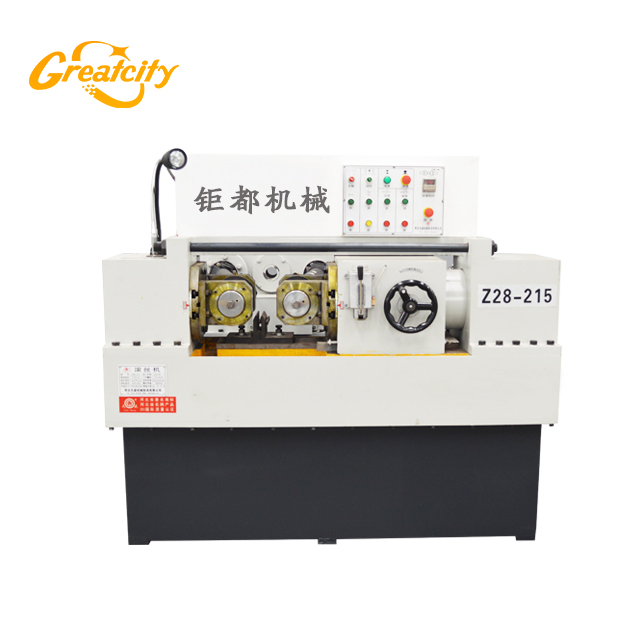 Certificado CE de fábrica de alta velocidad de dos ejes máquina automática de laminado de roscas verticales