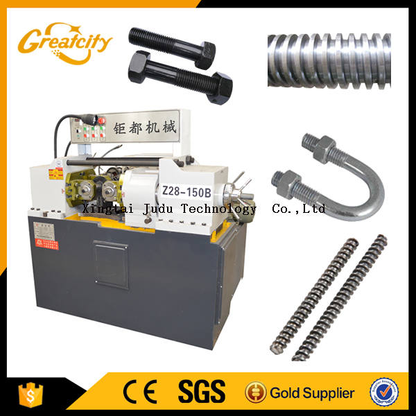 Máquina laminadora de roscas rectas de varilla Z28-150 para fabricación de roscas a través de paredes y de elevación